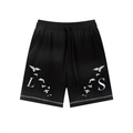 Unisex Sunfade Waffle Raw Hem Shorts