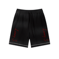 Unisex Sunfade Waffle Raw Hem Shorts