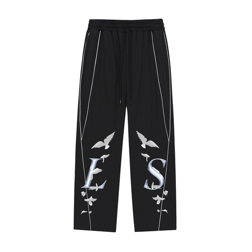 Luxury S. - Reflection Striped Straight-Leg Sweatpants